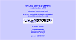 Desktop Screenshot of onlinestore.com